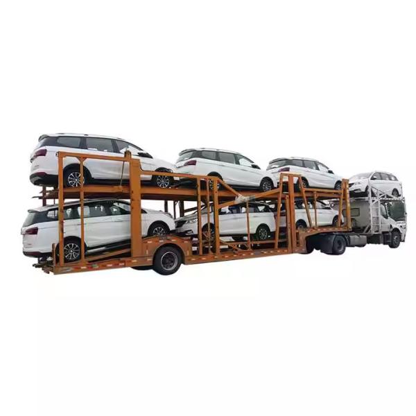 Quality 2 3 Axle 6 8 10 Car Transport Semi-Trailer Double-Decker Car Trailer for Towing Truck Trailers wholesale