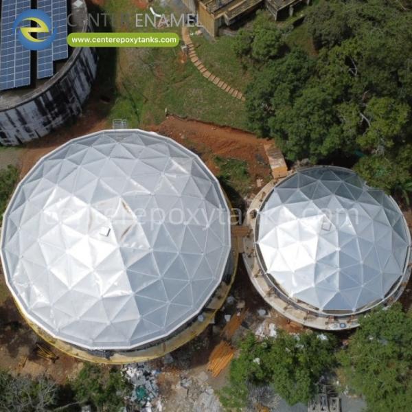 Quality Aluminum Dome Roofs for Large Farm Water Tanks: Protects Water from Environmental Contamination wholesale