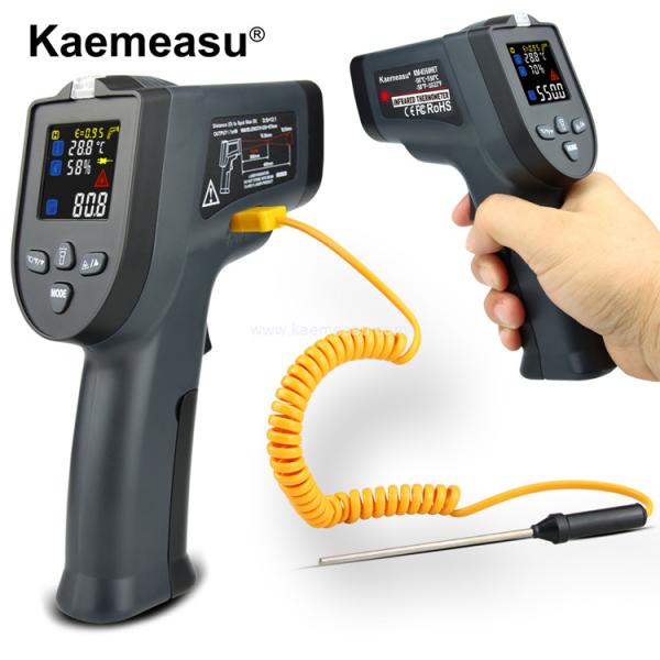 Quality Kaemeasu 550℃ Dual Laser Infrared Non Contact Infrared Thermometer wholesale