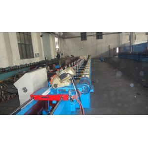 Customize Insulated PU Roller Shutter Door Roll Forming Machine With Chain