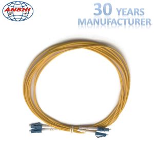 2 Meters Optical Fiber Patch Cord , Duplex Fiber Optic Patch Cable G652D