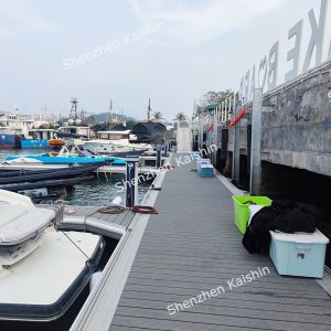 Aluminum Floating Dock Jetty Finger Floating Pontoon Dock Marina Engineering