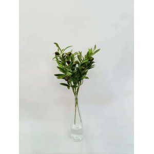 China 30cm Green Artificia Olive Branch Home Office Garden Decoration on sale