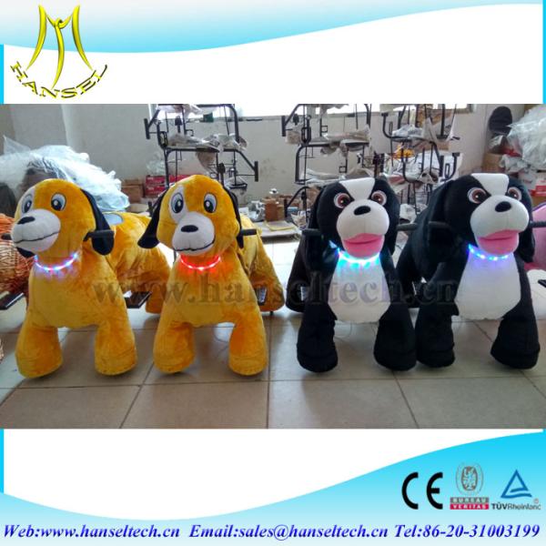 Hansel the latest designed cpoin operated dog kiddie rides amusement park indoor games machines walking dragon ride coin