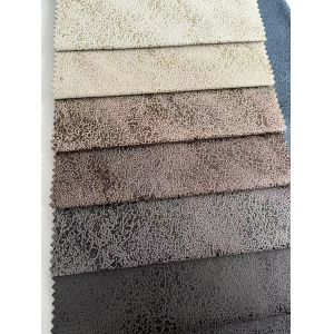 China 280gsm Leather Sofa Fabric Breathable Comfortable Easy Maintenance For Sofa on sale