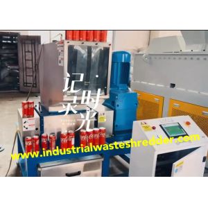 304 Stainless Steel Twin Shaft Shredder for Hollow Bottles ,Multifunctional