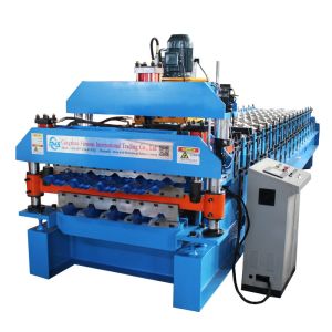 1 Year Warranty 0.8mm Roof Roll Forming Machine Customized Cold