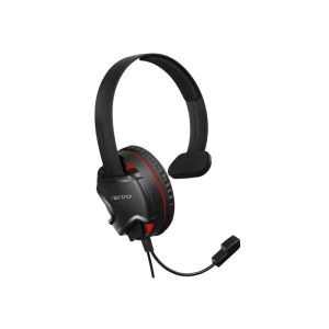 ROHS Mono Chat Headset With Adjustable Mic In line Audio Controls