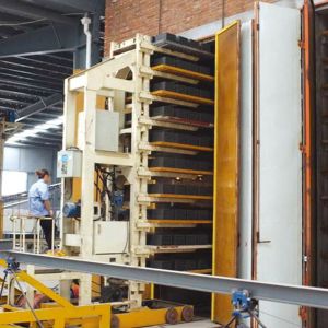 China 50KW Hollow Brick Setting Machine Brick Loading And Unloading System on sale China 50KW Hollow Brick Setting Machine Brick Loading And Unloading System on sale