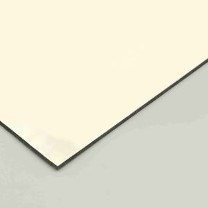 Ivory Alum Composite Panel Pvdf Aluminium With Customized Color Panel 4mm