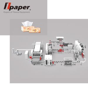 Design Mini Multi-Rolls Toilet Paper Napkin Folding Packing Machine 3500*1500