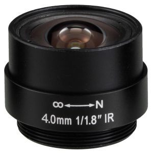 1/1.8" 4mm F1.8 5Megapixel M12x0.5/CS mount 126degree wide angle lens, 4mm