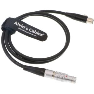 XLR 4 Pin Female 80cm Camera Power Cable For Glidecam Monitor