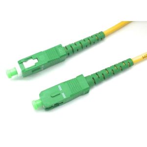SC/PC To SC/PC SIMPLEX 9/125um Optical Armoured Patch Cord 1m