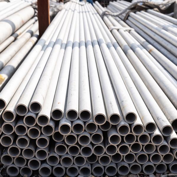 ASTM Natural Silver 2B SS Round Pipe Welding Package 220mm diameter spiral