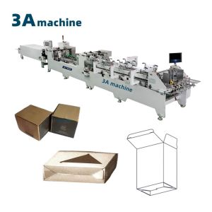 Cheap JGKW 1100 Dual- Lock Bottom Folder Gluer with Glue Spreader Bottom Lock and Side Glue for sale