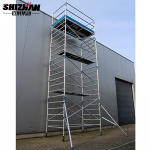 China Aluminium 10m Double Height Cantilever Scaffold Tower on sale