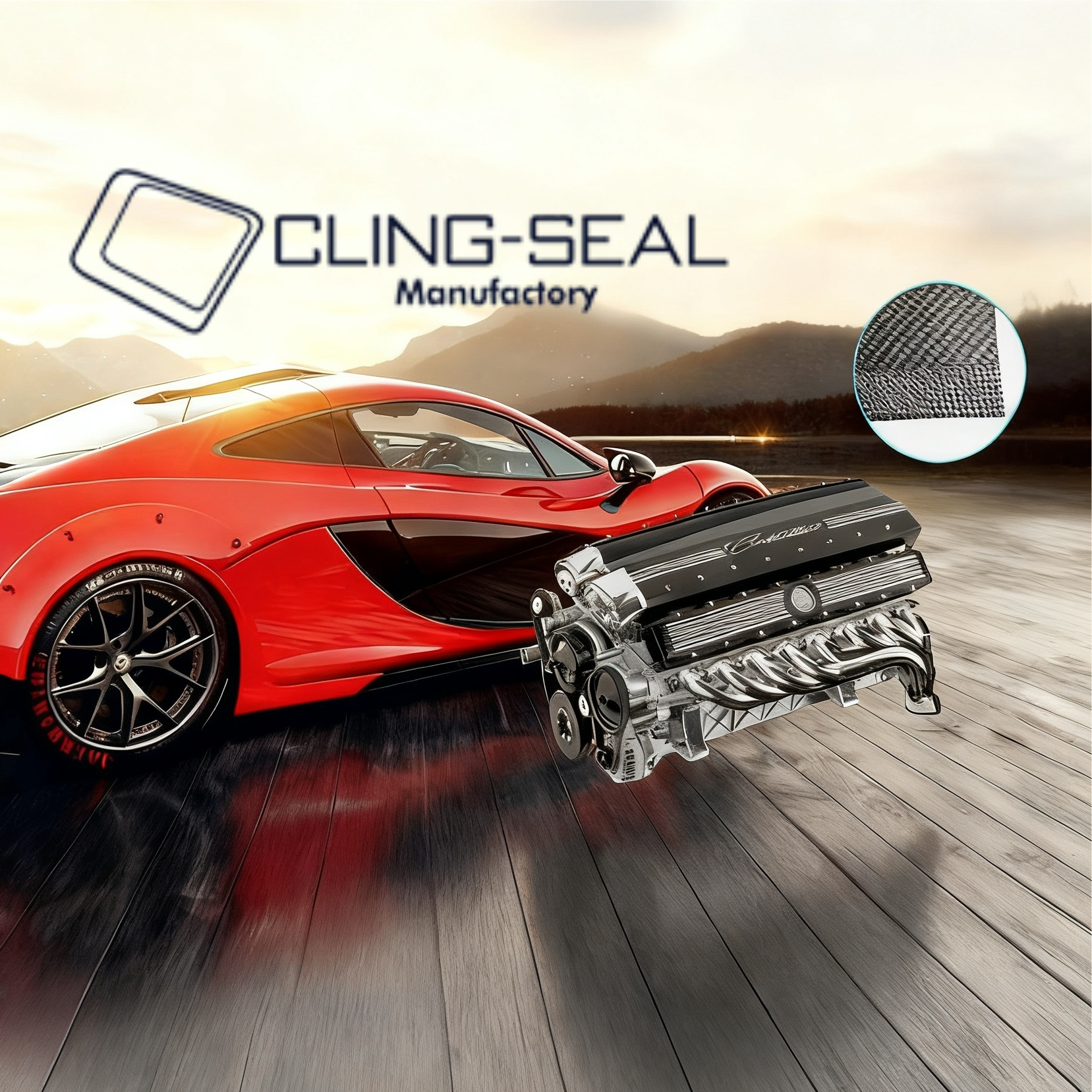 Cheap High-Conductivity Graphite Gasket Sheets for Specialized Sealing Applications Reinforced with Stainless Steel for Heat Exchangers Engines and for sale