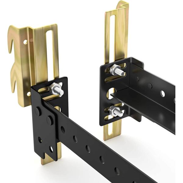 Quality Conveniently Attach Headboard with Stocked 184*47*2.5mm Bed Frame Conversion Brackets wholesale