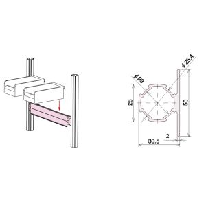 Casting Workbench Structural Aluminium Tube For Automatic Assembly Systems