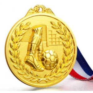 High quality High quality Custom Football Medals Die Cast Custom Engraved Soccor