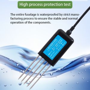 7 in 1 All-in-One Soil Moisture Temperature EC PH Sensor Probe for Planting