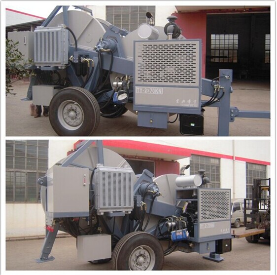 2 x 70KN Hydraulic Line Tensioner Cummins Diesel Engine German Rexroth Pump Wheel Diameter 1700mm