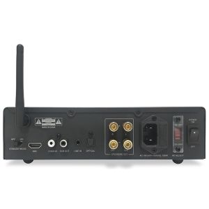 200W 2.1 Channel Stereo Amplifier with Bluetooth 5.0 for Home Theater and