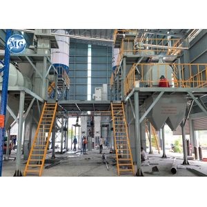 PLC Control Tile Adhesive Machine Production Line With Air Compressor System