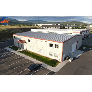 Low Carbon Steel Prefabricated Commercial Building Warehouse with Convenient
