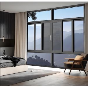 JZ96 Series Alum Sliding Window 1.2mm-1.4mm Aluminium Frame Sliding Window