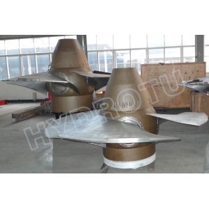 100-1000KW Hydro Turbine with stainless Steel runner blades and ZG20SiMn Guide