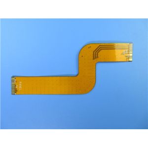 Multilayer Flexible Printed Circuits FPC Built On Polyimide with 0.25mm Thick and Immersion Gold Remote Control