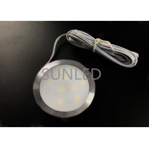 Round Shape Under Counter LED Lights Aluminum DC12V 120 Degree Beam Angle