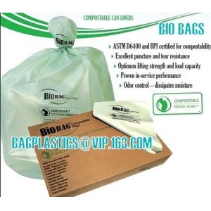 Customized eco-friendly epi biodegradable bag,supermarket produce rolls, ASTM