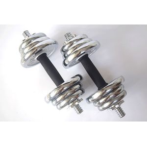 Cheap cast iron crossfit weight lifting Chromed Adjustable Dumbbell for sale