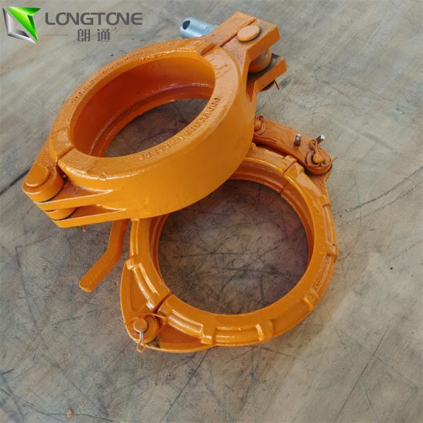 Dn125 5 Inch Heavy Duty Hose Clamps Forged steel For Concrete Pump