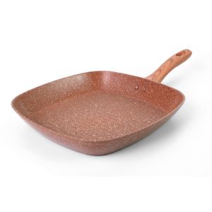 China Alu 3003 2.3mm Square Ceramic Marble Coated Cookware on sale