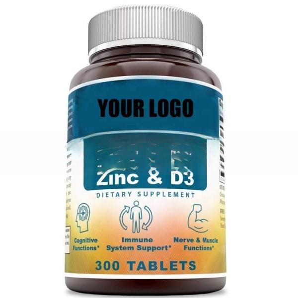 Factory supplement OEM/ODM Vitamin A & D3, A 5,000 IU D-400 IU tablets for food