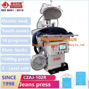 Cheap Jeans Jacket Steam Pressing Machine Touch Screen Plc Ironing Equipment for sale