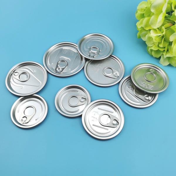 65mm 83mm 99mm Aluminum Easy Open Can Lids Ring Pull