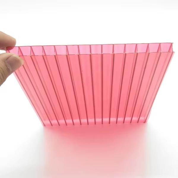 UV Coated 30-70 Micron Polycarbonate Hollow Sheet with 1mm-18mm Thickness and