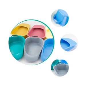 Plastic disposable patient fracture bedpan, Medical bedpan with Handles, Adult