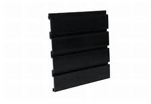 China Black waterproof Garage Wall Panels / Durable PVC Glack Slat Board on sale