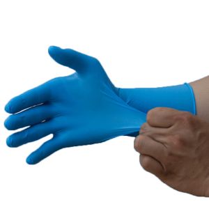 China Medical grade Disposable Nitrile Gloves Anti Virus Anti Bacterial powder free Latex Free waterproof  with FDA510K CE on sale