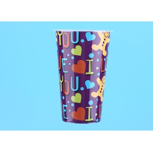 500ml 3D Lenticular Cup UV Printing Food Grade And Recyclable In Mold Labeling