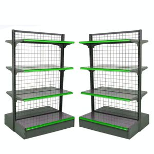 Factory Custom Fashionable Double-sided grid rack