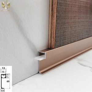 Aluminium Extrusion Skirting Led Profile LED For Baseboard Lighting