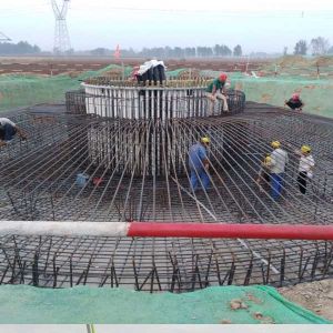 Q355ne 1.5mw-7.0mw Wind Turbine Foundation Anchor Plate