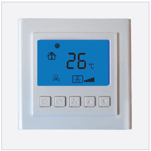 Quality Electronic Digital Room Thermostat For Air Conditioning System , White Color wholesale